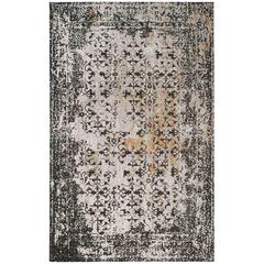 CLV-CLASSIC VINTAGE, BLACK / SILVER, 5' X 8', Area Rug