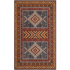 CLV-CLASSIC VINTAGE, SLATE / MUSTARD, 5' X 8', Area Rug