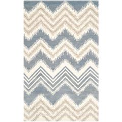CAPRI, BLUE / IVORY, 8' X 10', Area Rug
