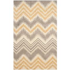 CAPRI, GREY / GOLD, 8' X 10', Area Rug