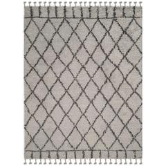 CASABLANCA, GREY / DARK GREY, 9' X 12', Area Rug