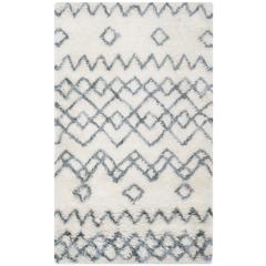 CASABLANCA, IVORY / BLUE, 4' X 6', Area Rug, CSB806A-4