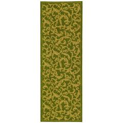 COURTYARD, OLIVE / NATURAL, 2'-3" X 6'-7", Area Rug, CY2653-1E06-27