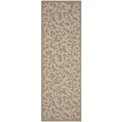 COURTYARD, BROWN / NATURAL, 2'-3" X 6'-7", Area Rug, CY2653-3009-27