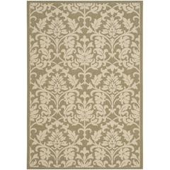COURTYARD, OLIVE / NATURAL, 2'-3" X 6'-7", Area Rug, CY3416-1E06-27