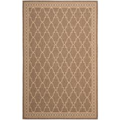 COURTYARD, DARK BEIG / BEIGE, 5'-3" X 7'-7", Area Rug, CY5142B-5