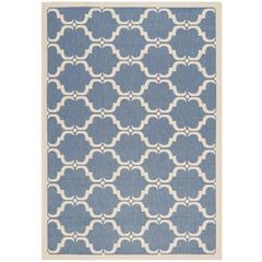 COURTYARD, BLUE / BEIGE, 5'-3" X 7'-7", Area Rug, CY6009-243-5