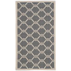 COURTYARD, ANTHRACITE / BEIGE, 2'-7" X 5', Area Rug, CY6009-246-3