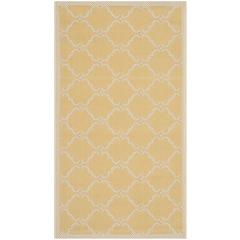 COURTYARD, YELLOW / BEIGE, 2'-7" X 5', Area Rug, CY6009-316-3