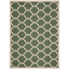 COURTYARD, DARK GREEN / BEIGE, 9' X 12', Area Rug, CY6009-332-9
