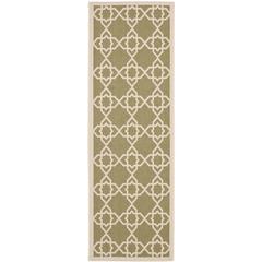 COURTYARD, GREEN / BEIGE, 2'-3" X 6'-7", Area Rug, CY6032-244-27