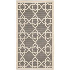 COURTYARD, GREY / BEIGE, 2'-7" X 5', Area Rug, CY6032-246-3