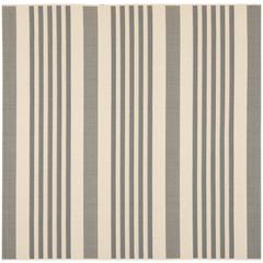 COURTYARD, GREY / BONE, 5'-3" X 5'-3" Square, Area Rug, CY6062-236-5SQ