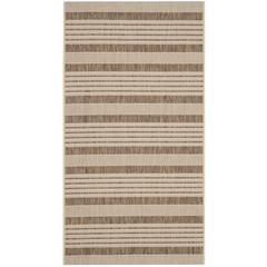 COURTYARD, BROWN / BONE, 2'-7" X 5', Area Rug, CY6062-242-3