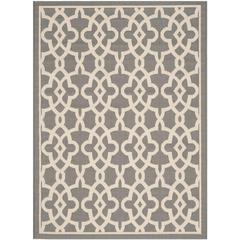 COURTYARD, GREY / BEIGE, 6'-7" X 9'-6", Area Rug, CY6071-246-6