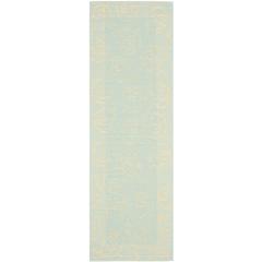 COURTYARD, AQUA / CREAM, 2'-3" X 6'-7", Area Rug, CY6108-25-27