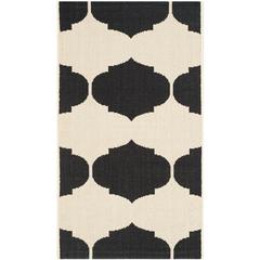 COURTYARD, BEIGE / BLACK, 2'-7" X 5', Area Rug, CY6162-256-3