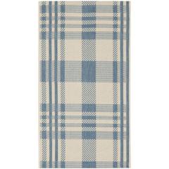 COURTYARD, BEIGE / BLUE, 2'-7" X 5', Area Rug, CY6201-233-3