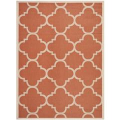 COURTYARD, TERRACOTTA, 9' X 12', Area Rug