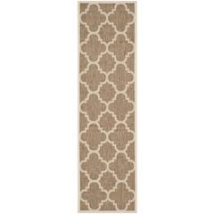 COURTYARD, BROWN, 2'-3" X 6'-7", Area Rug