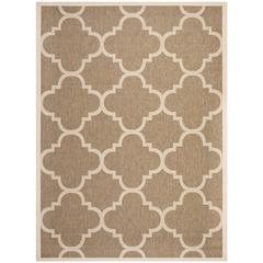 COURTYARD, BROWN, 9' X 12', Area Rug