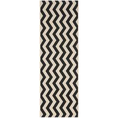 COURTYARD, BLACK / BEIGE, 2'-3" X 6'-7", Area Rug, CY6245-256-27