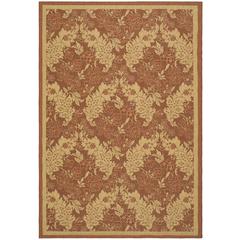 COURTYARD, BRICK / NATURAL, 4' X 5'-7", Area Rug, CY6582-48-4