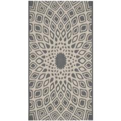 COURTYARD, ANTHRACITE / BEIGE, 2'-7" X 5', Area Rug, CY6616-23621-3