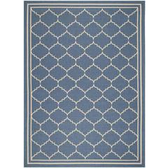 COURTYARD, BLUE / BEIGE, 9' X 12', Area Rug, CY6889-243-9