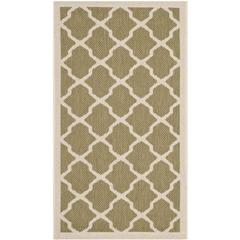 COURTYARD, GREEN / BEIGE, 2'-7" X 5', Area Rug, CY6903-244-3