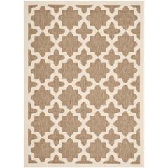 COURTYARD, BROWN / BONE, 5'-3" X 7'-7", Area Rug, CY6913-242-5