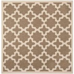 COURTYARD, BROWN / BONE, 5'-3" X 5'-3" Square, Area Rug, CY6913-242-5SQ