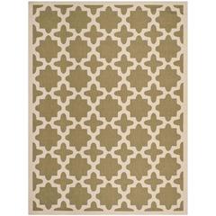 COURTYARD, GREEN / BEIGE, 9' X 12', Area Rug, CY6913-244-9