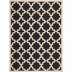 COURTYARD, BLACK / BEIGE, 9' X 12', Area Rug, CY6913-266-9