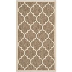 COURTYARD, BROWN / BONE, 2'-7" X 5', Area Rug, CY6914-242-3