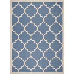 COURTYARD, BLUE / BEIGE, 9' X 12', Area Rug, CY6914-243-9