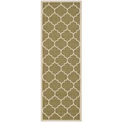COURTYARD, GREEN / BEIGE, 2'-3" X 6'-7", Area Rug, CY6914-244-27
