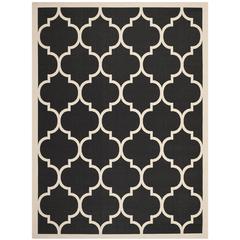 COURTYARD, BLACK / BEIGE, 9' X 12', Area Rug, CY6914-266-9