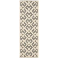 COURTYARD, GREY / BONE, 2'-3" X 12', Area Rug, CY6915-236-212