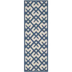 COURTYARD, NAVY / BEIGE, 2'-3" X 6'-7", Area Rug, CY6915-268-27