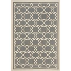 COURTYARD, ANTHRACITE / BEIGE, 5'-3" X 7'-7", Area Rug, CY6916-246-5