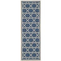 COURTYARD, NAVY / BEIGE, 2'-3" X 6'-7", Area Rug, CY6916-268-27