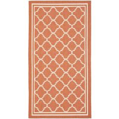 COURTYARD, TERRACOTTA / BONE, 2'-7" X 5', Area Rug, CY6918-241-3