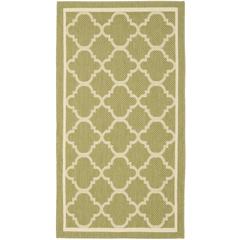 COURTYARD, GREEN / BEIGE, 2'-7" X 5', Area Rug, CY6918-244-3