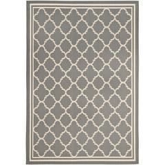 COURTYARD, ANTHRACITE / BEIGE, 5'-3" X 7'-7", Area Rug, CY6918-246-5