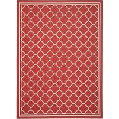 COURTYARD, RED / BONE, 9' X 12', Area Rug, CY6918-248-9