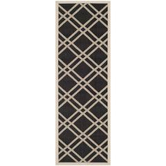 COURTYARD, BLACK / BEIGE, 2'-3" X 6'-7", Area Rug, CY6923-266-27