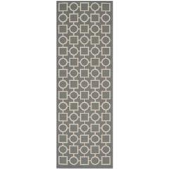 COURTYARD, ANTHRACITE / BEIGE, 2'-3" X 6'-7", Area Rug, CY6925-246-27