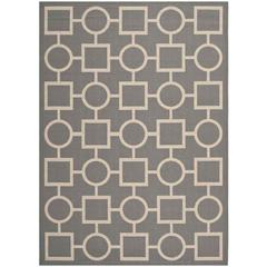 COURTYARD, ANTHRACITE / BEIGE, 5'-3" X 7'-7", Area Rug, CY6925-246-5