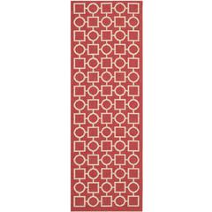 COURTYARD, RED / BONE, 2'-3" X 6'-7", Area Rug, CY6925-248-27